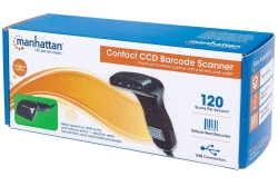 MANHATTAN Barcodescanner Kontakt CCD USB 80mm schwarz
