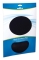 MANHATTAN Mauspad Schaumstoff mit Handballenauflage schwarz retail