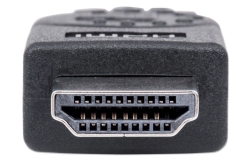 MANHATTAN HDMI-Kabel High Speed A -> A St/St 1.80m geschirm