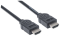 MANHATTAN HDMI-Kabel High Speed A -> A St/St 1.80m geschirm