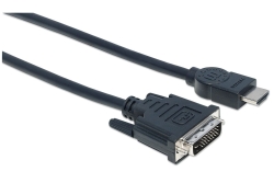 MANHATTAN HDMI 1.3 Kabel auf DVI-D DualLink St/St 3.0m bulk
