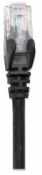 INTELLINET Patchkabel RJ45 U/UTP Cat5e 10m Hebelschutz schw
