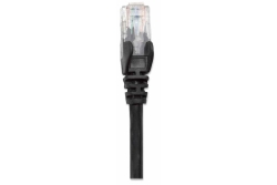 INTELLINET Patchkabel RJ45 U/UTP Cat5e 10m Hebelschutz schw