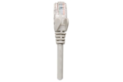 INTELLINET Patchkabel RJ45 U/UTP Cat5e 20m Hebelschutz grau