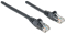 INTELLINET Patchkabel RJ45 U/UTP Cat6 0.50m Hebelschutz schw