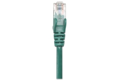 INTELLINET Patchkabel RJ45 U/UTP Cat6 0.50m Hebelschutz grün
