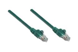 INTELLINET Patchkabel RJ45 U/UTP Cat6 0.50m Hebelschutz grün