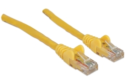 INTELLINET Patchkabel RJ45 U/UTP Cat6 1.00m Hebelschutz gelb