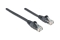 INTELLINET Patchkabel RJ45 U/UTP Cat6 1.00m Hebelschutz schw