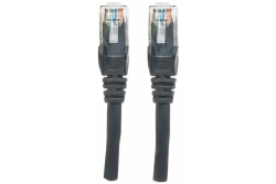 INTELLINET Patchkabel RJ45 U/UTP Cat6 2.00m Hebelschutz schw