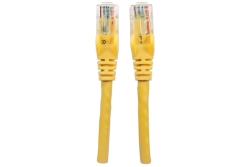 INTELLINET Patchkabel RJ45 U/UTP Cat6 3.00m Hebelschutz gelb