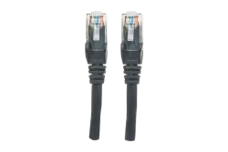 INTELLINET Patchkabel RJ45 U/UTP Cat6 3.00m Hebelschutz schw