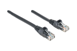 INTELLINET Patchkabel RJ45 U/UTP Cat6 3.00m Hebelschutz schw