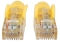 INTELLINET Patchkabel RJ45 U/UTP Cat6 5.00m Hebelschutz gelb