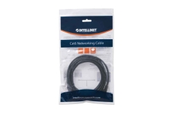 INTELLINET Patchkabel RJ45 U/UTP Cat6 5.00m Hebelschutz schw