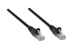 INTELLINET Patchkabel RJ45 U/UTP Cat6 5.00m Hebelschutz schw