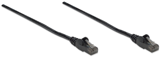 INTELLINET Patchkabel RJ45 U/UTP Cat6 10m Hebelschutz schw