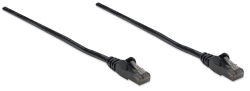 INTELLINET Patchkabel RJ45 U/UTP Cat6 10m Hebelschutz schw