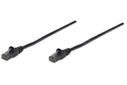 INTELLINET Patchkabel RJ45 U/UTP Cat6 10m Hebelschutz schw