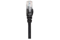 INTELLINET Patchkabel RJ45 U/UTP Cat6 15m Hebelschutz schw
