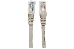 INTELLINET Patchkabel RJ45 U/UTP Cat6 20m Hebelschutz grau