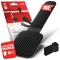 LTC Kletthalter Wall 10er Set selbstklebend Schwarz