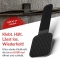 LTC Kletthalter Wall 10er Set selbstklebend Schwarz