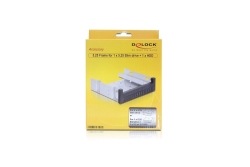 DELOCK Einbaurahmen 5,25 für 1x 5,25Slim + 1x 2,5/3.5