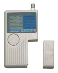 INTELLINET Kabeltester 4-in-1 RJ45/RJ11/USB/BNC beige retail