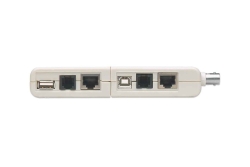 INTELLINET Kabeltester 4-in-1 RJ45/RJ11/USB/BNC beige retail
