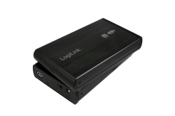Logilink Geh. 8.9cm (3,5) USB 3.0/SATA Black ALU m. N