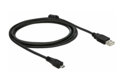DELOCK USB Kabel A -> Micro-B St/St 2.00m sw