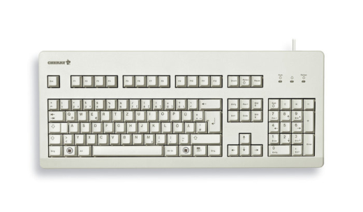 CHERRY MX3000 Tastatur Wired DE MX Blau 1.75m hellgrau