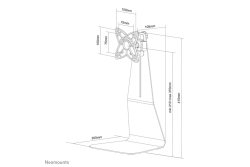 Neomounts TIS 10-27 1TFT 1Gelenk schw. Max.10KG