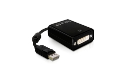 DELOCK Displayport Adapter DP -> DVI(24+5) St/Bu schwarz