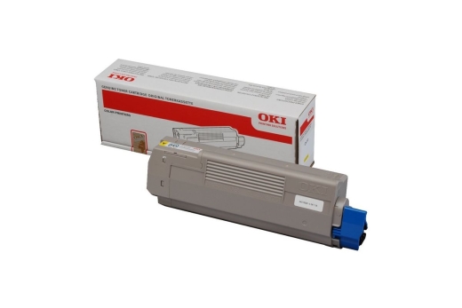 Toner OKI C610 yellow 6.000 Seiten 44315305