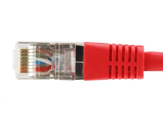 Equip Patchkabel Cat6A Plat.S/FTP 2xRJ45 1.00m rot LSZH Polybeutel