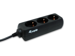 Equip Steckdosenleiste 3xSchuko->St.IEC320 C14 sw. Pla.