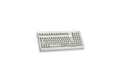 CHERRY MX1800 Tastatur Wired DE MX schwarz TKL 96% hellgrau