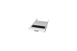 aixcase 19 Rack 1U Tastatur DE Trackball PS2&USB...