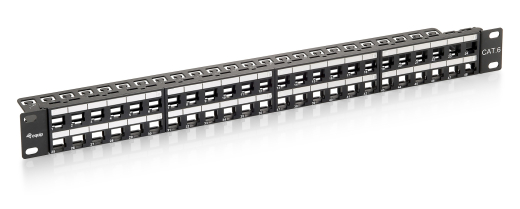Equip 19 Patchpanel 48xKeystones UTP 1U LSA/110 RAL9005