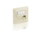 Equip Frontplatte 3xKeystone Jack 45° Fireproof RAL9010 Polybeutel