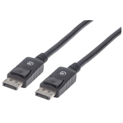 MANHATTAN DisplayPort Kabel St/St 1.0m geschirmt schwarz