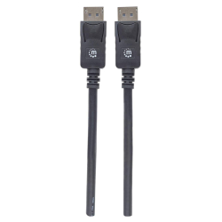 MANHATTAN DisplayPort Kabel St/St 1.0m geschirmt schwarz