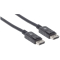MANHATTAN DisplayPort Kabel St/St 1.0m geschirmt schwarz