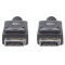 MANHATTAN DisplayPort Kabel St/St 1.0m geschirmt schwarz