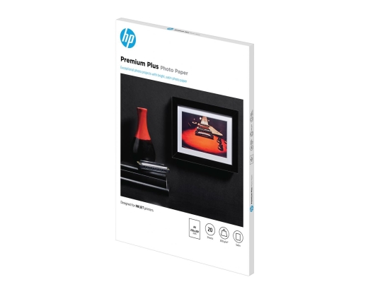 Fotopapier HP Premium Plus A4 20Stück 210x297mm Seidenmatt