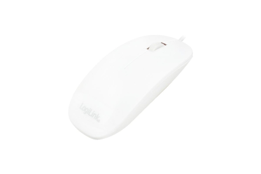 Logilink Maus USB Optical Scroll 1000dpi weiß