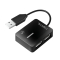 Logilink USB-HUB Smile 4-Port o. NT schwarz