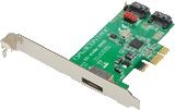 Dawicontrol DC-610e PCIe RAID SATA3 6G eSATA Retail